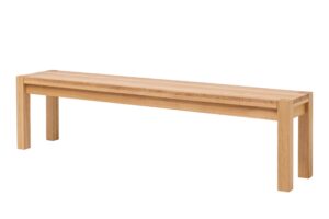 Dubová olejovaná a voskovaná masivní lavice Kobi