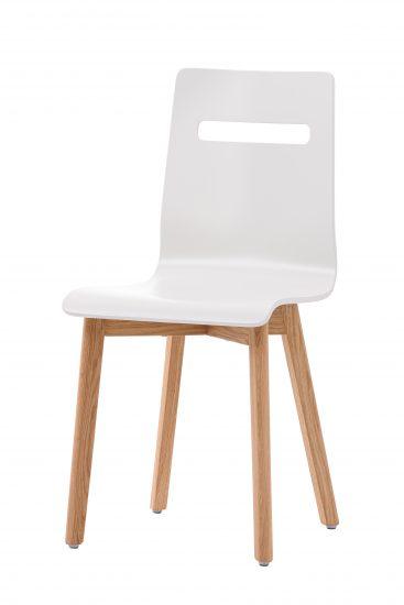 Dubová jídelní olejovaná židle Mia W 1