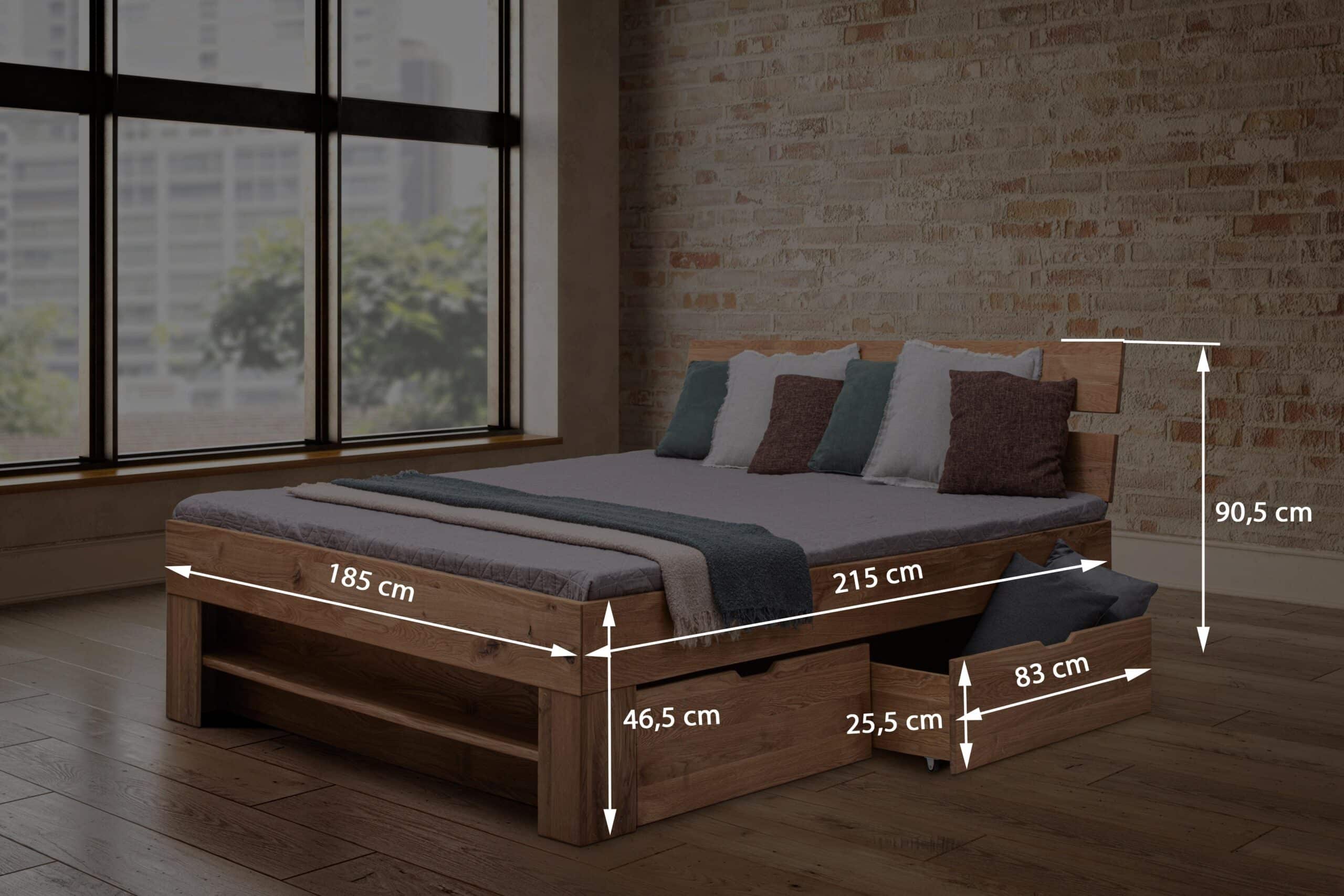 Buková masívna posteľ Sofi 180 x200 cm, VÝPREDAJ SKLADOVÝCH ZÁSOB, (výber viac veľkostí) 2