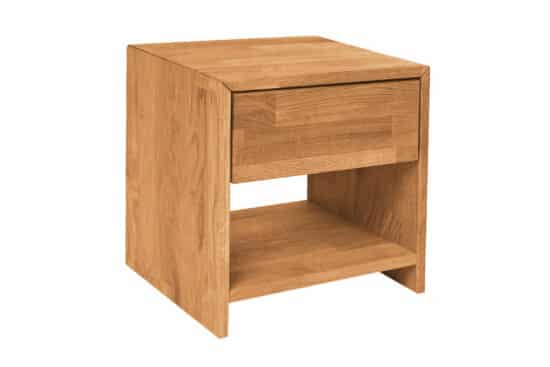 Dubový noční stolek Sofi je vyroben z pravého dubu, který je nejen esteticky krásný, ale také vydrží vám celé generace. 