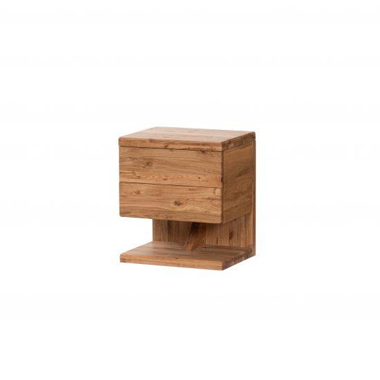 Masivní dubový noční stolek Pavla 2Z 1