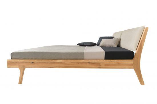 Dubová masivní postel Bosfor 180 x200 cm s látkovým čelem (více variant velikostí) 3