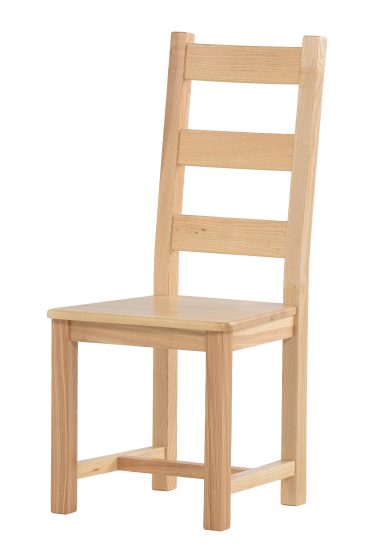 Masivní jasanová lakovaná židle Ladder Back 1