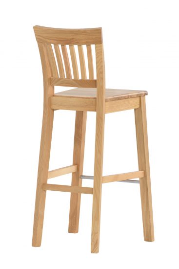Barová jasanová lakovaná židle Raines 2