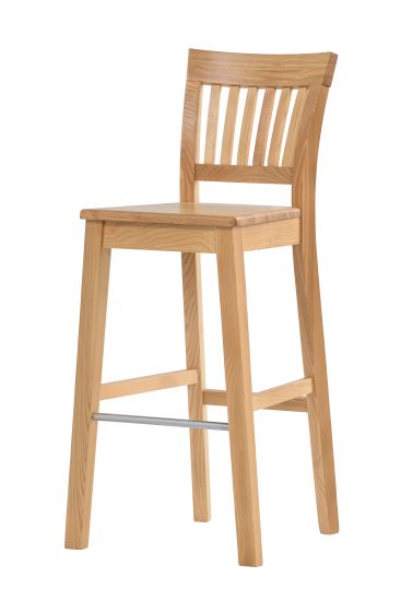 Barová jasanová lakovaná židle Raines 1