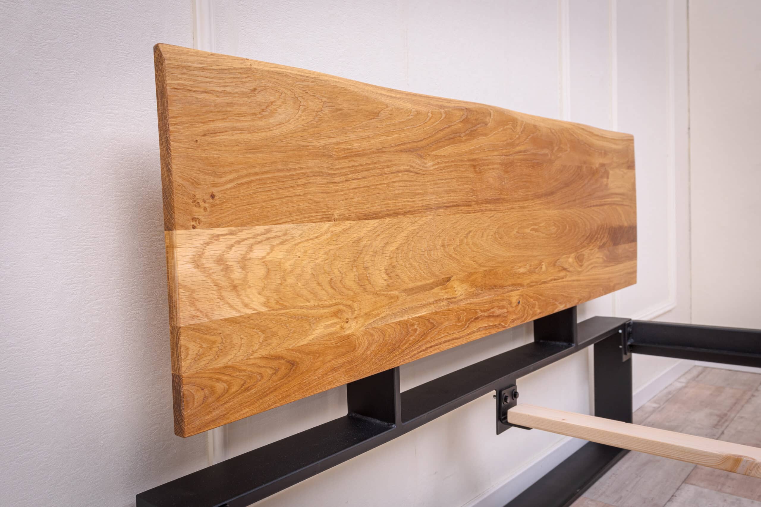 Železná postel Tara 180x200 v kombinaci masivní dub a kov (více variant velikostí) - Image 5