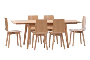 Dubový jídelní set Urbano-Luka L