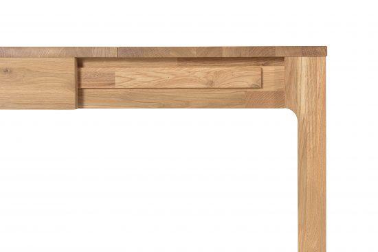 Rozkladací dubový jedálenský stôl Moroni 4