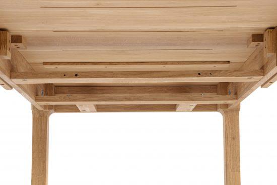 Rozkladací dubový jedálenský stôl Moroni 5
