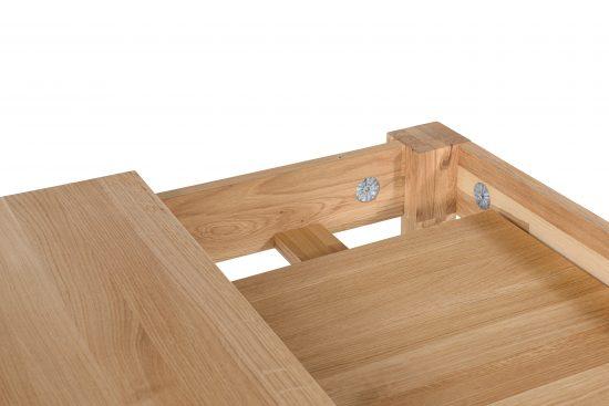 Rozkladací dubový jedálenský stôl Moroni 8