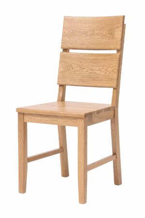 Dubová židle Karla lakovaná