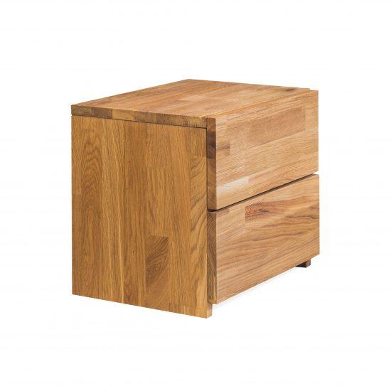  Úzký noční stolek Montana z dubu - přidejte k vaší ložnici špetku jednoduché elegance. Nejenže je tato položka nesmírně funkční, ale také přidává krásný estetický prvek do jakéhokoli prostoru.