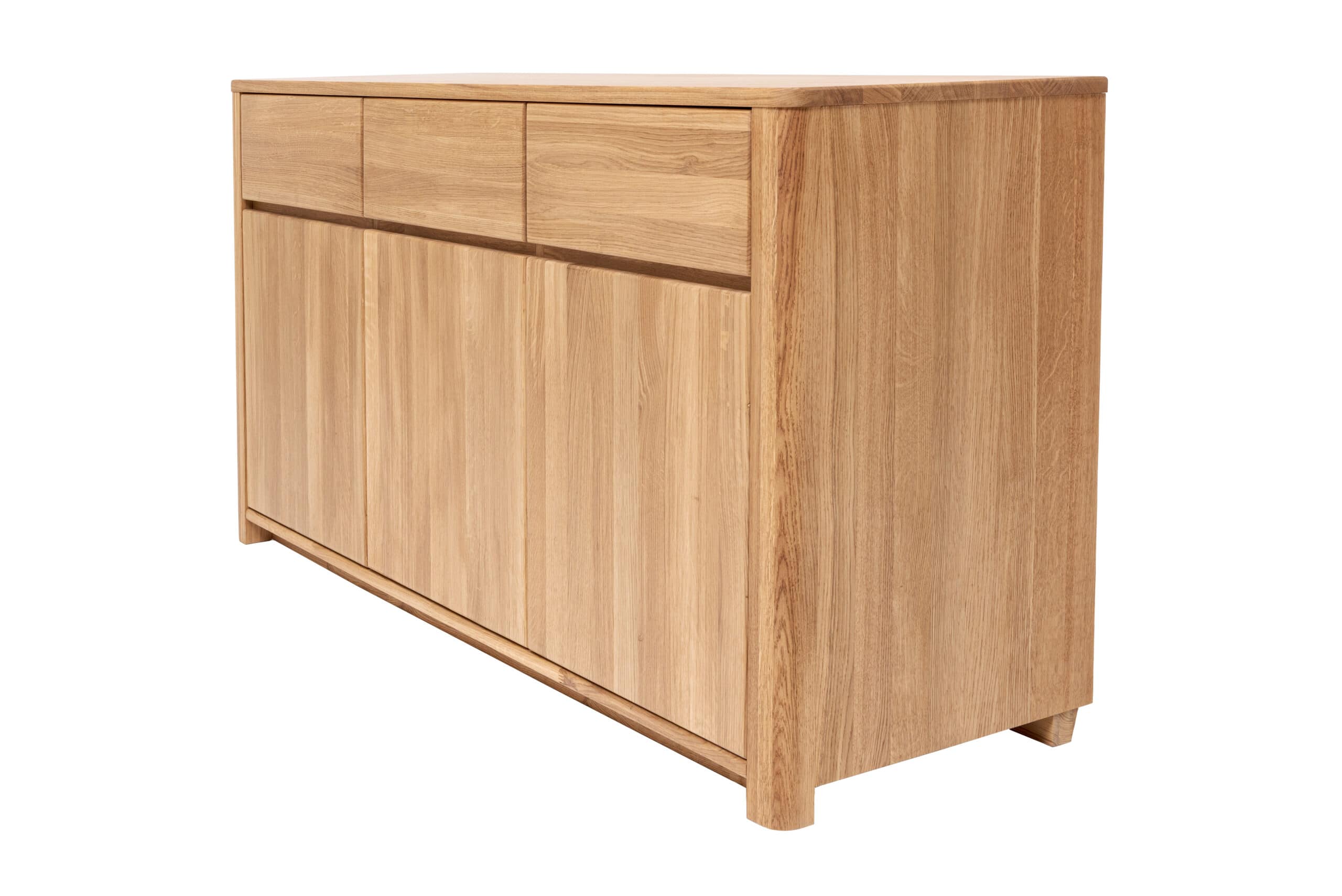 Masivní dubová komoda Lausanne se stane nepostradatelným doplňkem Vašeho domova a poskytne Vám dostatek úložného prostoru.