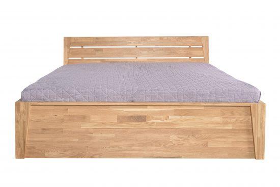 Dubová masívna posteľ Angelina 180x200 cm, vrátane roštov