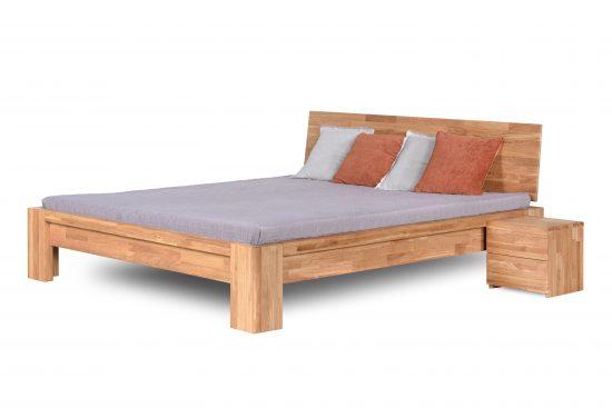Dubová masivní postel Montana 180x200 cm (výběr více velikostí) 4