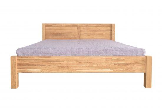 Masívna dubová posteľ Troja, vrátane roštov 5