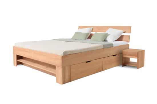 Buková masivní postel Sofi 180 x200 cm, VÝPRODEJ SKLADOVÝCH ZÁSOB (výběr více velikostí) 5