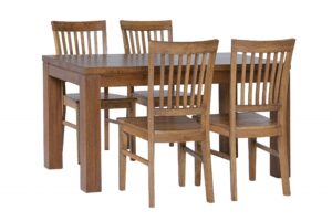 Dubový jídelní set Korund-Raines rustik