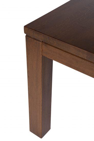 Jedálenský lakovaný rustik stôl Korund z masívneho dubu (doska 4 cm) 5