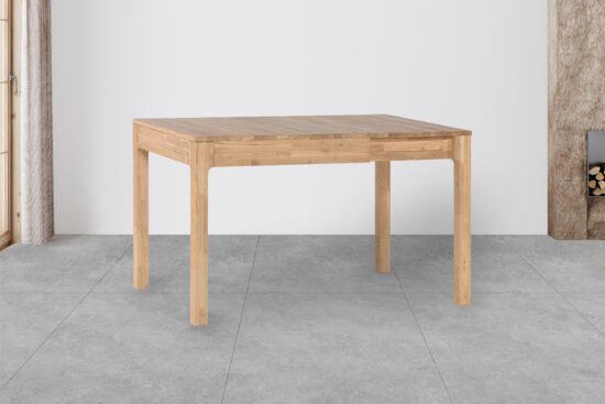 Rozkladací dubový jedálenský stôl Moroni 1