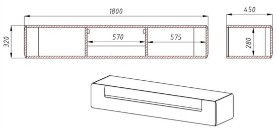 Závěsná komoda pod TV Faina – nejen stylový, ale také praktický doplněk pro vaši obývací místnost. V této komodě se spojuje luxusní design s vysokou funkcionalitou, která z ní dělá dokonalý kousek pro váš domov.