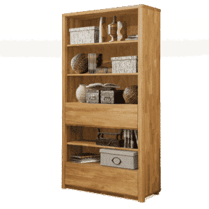 Nadčasová dubová knihovna: skvělý doplněk pro každý domov.