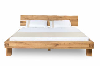 Dubová masivní postel Oslo 180x200 v olejovaném provedení s úložným prostorem.
