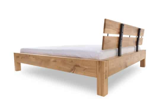 Dubová trámová masivní postel Mishel 180 x200 cm 14