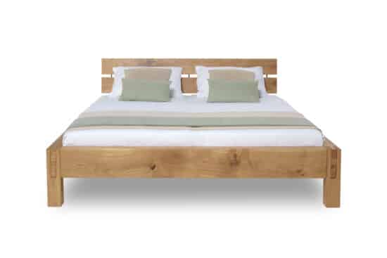 Dubová trámová masivní postel Mishel 180 x200 cm 2