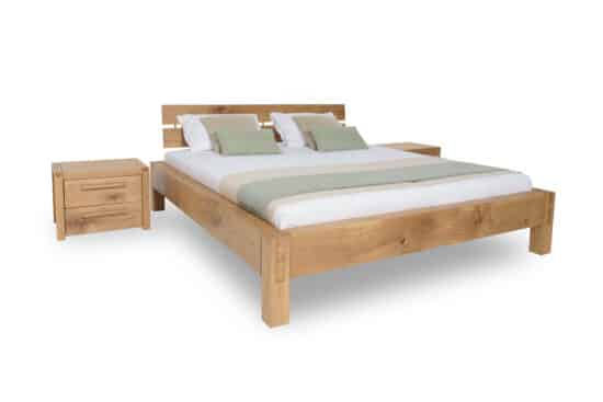 Dubová trámová masivní postel Mishel 180 x200 cm 6