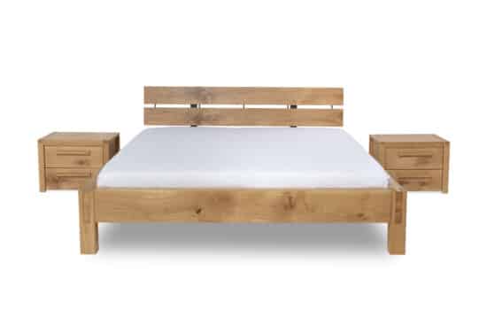 Dubová trámová masivní postel Mishel 180 x200 cm 10