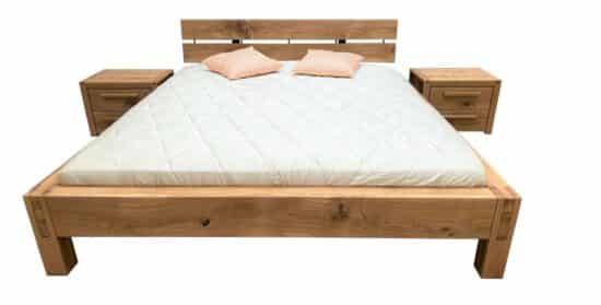 Dubová masivní postel Mishel 180 x200 cm 1