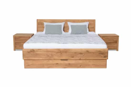 Dubová masivní postel Monte 180 x200cm (výběr více velikostí) 6