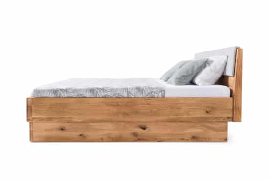 Dubová masivní postel Monte 140 x200cm bez šuplíku 3