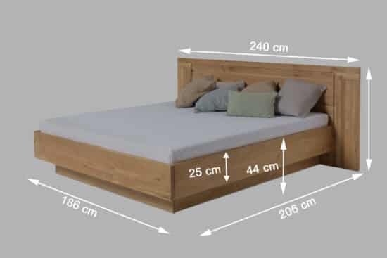 Dubová masivní postel Palermo 180x200 cm 9