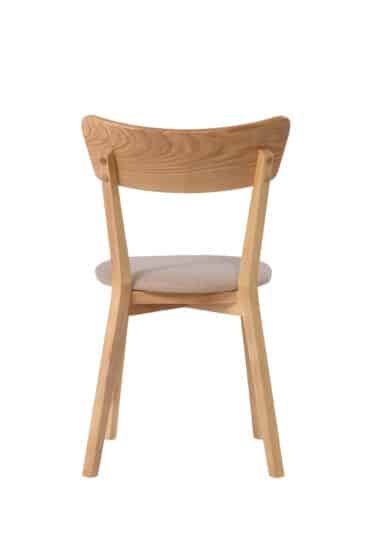Jasanová lakovaná židle Diana béžová látka 3