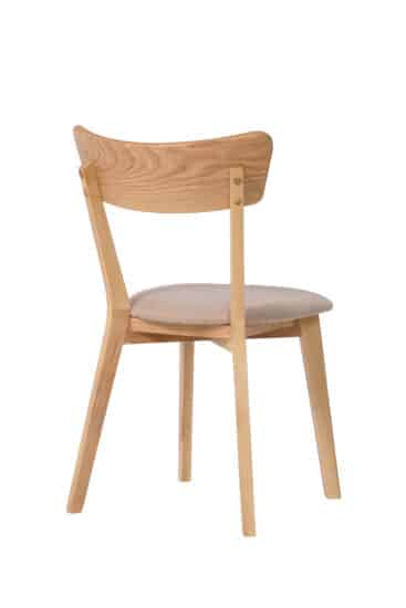 Jasanová lakovaná židle Diana béžová látka 4