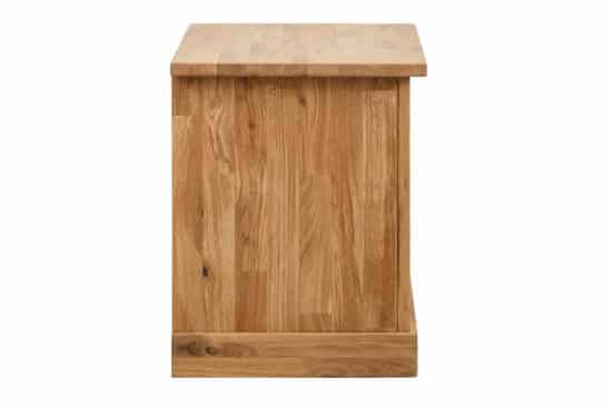 Dřevěný noční stolek Leo - zářící symbol elegance, který má schopnost odolat zkoušce času.