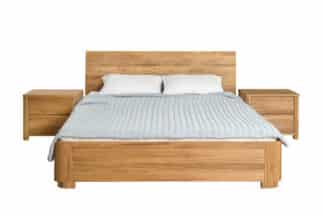 Představujeme vám Lausanne-dubovou manželskou postel s rozměry 180x200 cm, která se stane centrálním prvkem vaší ložnice.