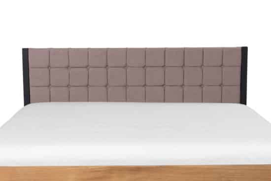 Manželská postel Pescara 180x200 cm v kombinaci masivní dub a kov (několik barevných variant) 5