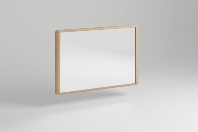 Dřevěné zrcadlo Stockholm, vyrobené z kvalitního dubového masivu s elegantním minimalistickým designem, je dokonalým kouskem, který přidá do vašeho interiéru šarm a nadčasovost!