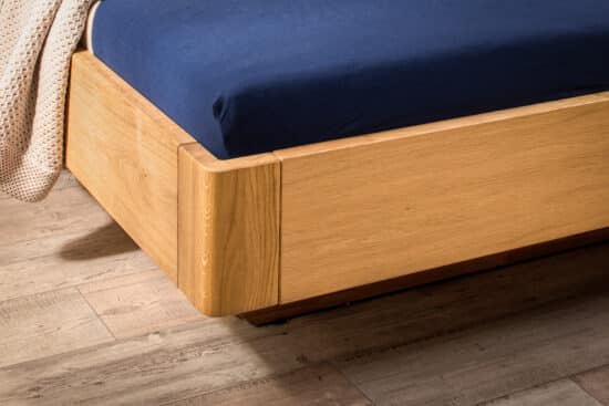 Dubová postel s úložným prostorem Bara 200×200 - Image 11
