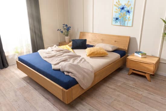 Dubová postel s úložným prostorem Bara 200×200 - Image 2
