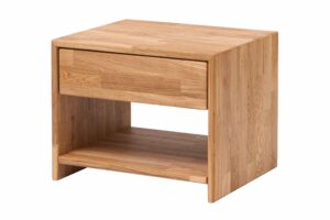 Tento dubový noční stolek je ideální volbou pro každého, kdo hledá spojení nadčasového designu, praktického úložného prostoru a odolnosti masivního dřeva. Díky kvalitnímu olejovanému povrchu si navíc dlouhodobě zachová svůj přirozený vzhled a snadno se udržuje.