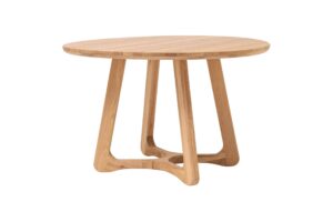 Elegantní kulatý stůl z dubového masivu, který spojuje přírodní krásu, moderní design a poctivé řemeslo. Díky pevným tvarovaným nohám a kvalitnímu olejovému ošetření se stane středobodem každé jídelny, obývacího pokoje či pracovny.