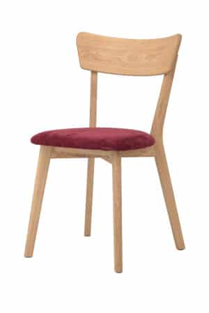 Dubová židle Diana s červeným čalouněním je stylový kousek, který okamžitě oživí každý interiér. Kombinace masivního dubu a pohodlného polstrovaného sedáku zaručuje nejen atraktivní vzhled, ale i komfort při každodenním používání. Ideální volba pro domov, kde se snoubí kvalita, pohodlí a výrazný design.