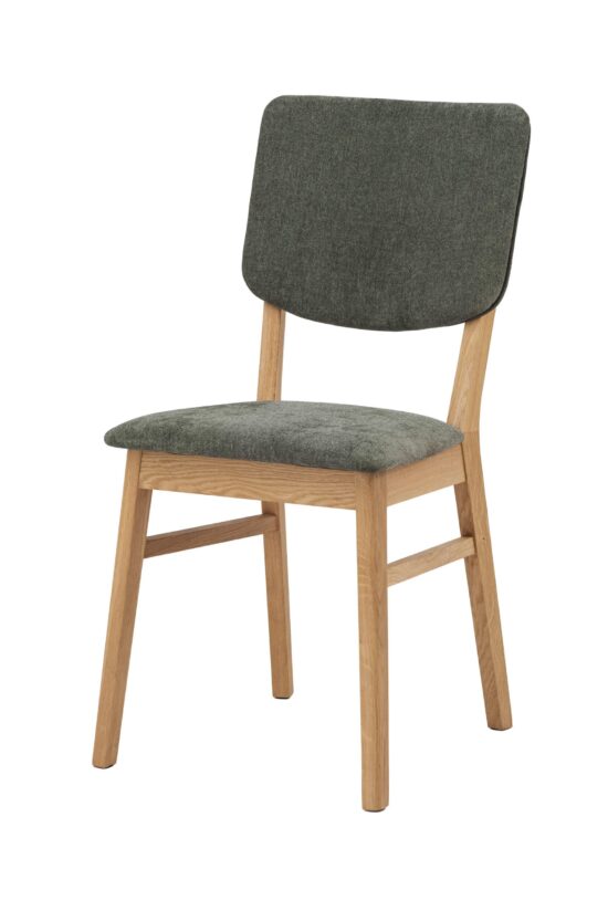 Židle Tallin v sobě spojuje přírodní krásu masivního dubu a elegantní zelené čalounění, které dodá vašemu interiéru svěží a moderní nádech. Ergonomicky tvarované opěradlo a měkké polstrování zajistí maximální pohodlí při každém posezení. Nadčasový design a kvalitní zpracování z ní dělají ideální volbu pro každodenní stolování i slavnostní chvíle.